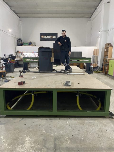 Teknotik Makine atölye çalışması — CNC üretim ve servis